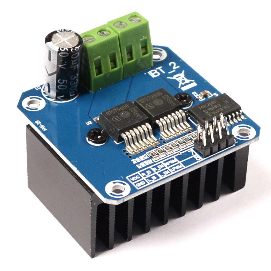 Double BTS7960 43A H-Bridge High-Power Stepper Motor Driver Module